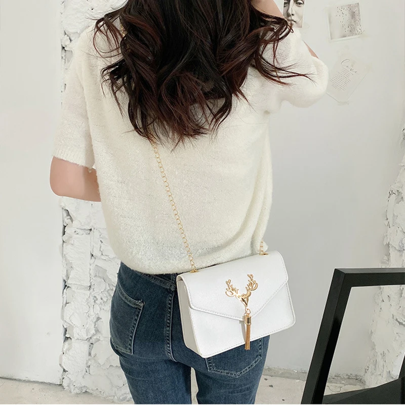 New Fashion Luxury Women Crossbody Bag PU Leather Small Flap Messenger Bag for Ladies Casual Bag Mobile Phone Wallet Handbags