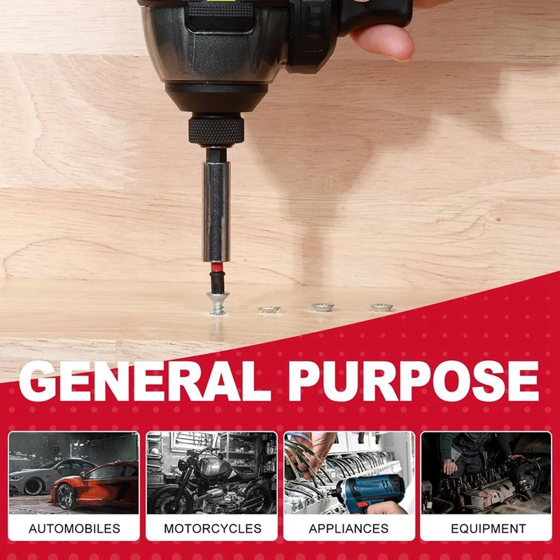 N99R-9Pc-Screwdriver-Bit-Holders,-Extension-Socket-Drill-Bit-Magnetic-Holder-Hex-Shank-Quick-Change-Drill-Bit-Guide