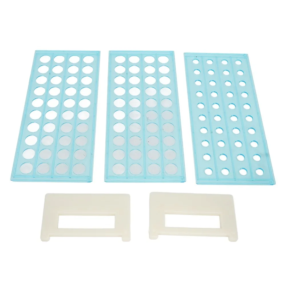 5pcs 40 Slots Roller Bottles Holder Vertical Detachable Essential Oils Display Holder Acrylic Acrylic Lipstick Organizer