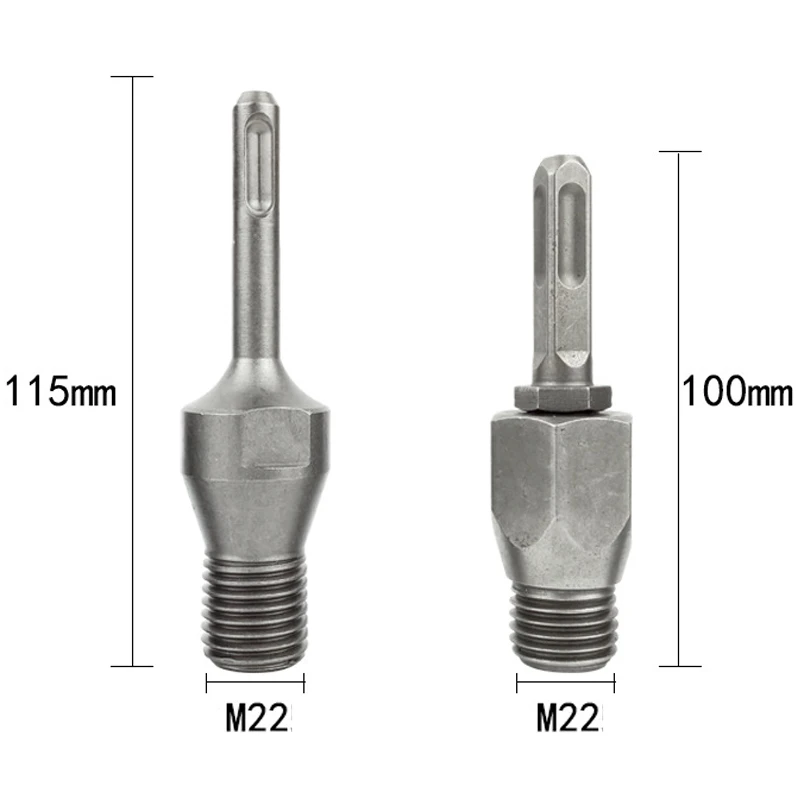 อะแดปเตอร์ดอกสว่านเจาะหัวเพชรแบบ M22 1ชิ้นอะแดปเตอร์สว่านไฟฟ้า Mata Bor รูเลื่อยเครื่องมือแปลงอุปกรณ์เครื่องมือไฟฟ้า