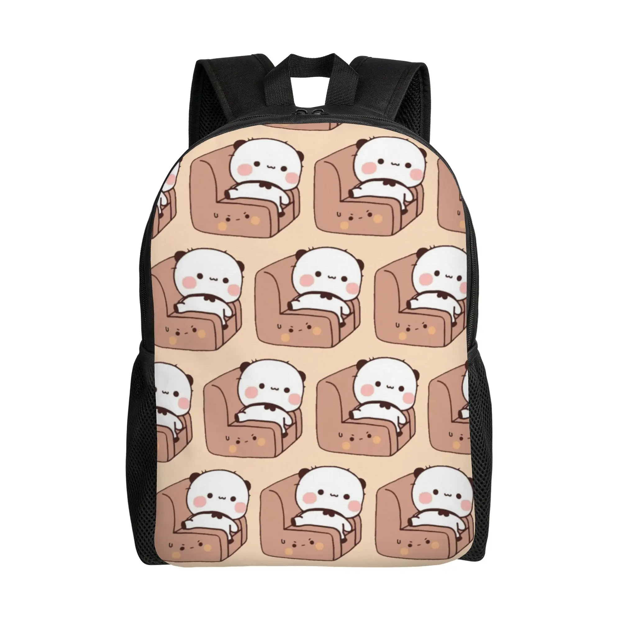 

Bubu Is Tired After A Hard-Working Day Backpack for Men Teenage High School Work Daypack Dudu College Canvas Bags Lightweight