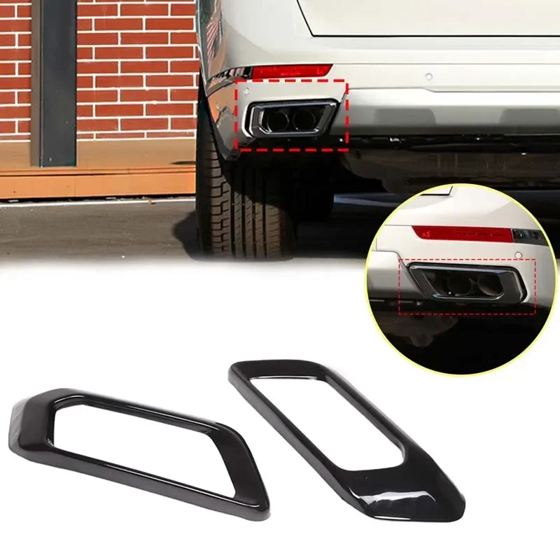 New For BMW X5 X7 G05 G07 2019-2024 Car Tail Muffler Exhaust Pipe Output Cover Exterior Tail Throat Modification Accessories