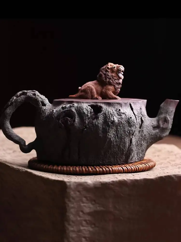 Yixing Original Purple Clay Teapot, Renowned For Its Prestige, Purely Handmade By Master Xu Hailong, Brewing Pot, Kung Fu Set,