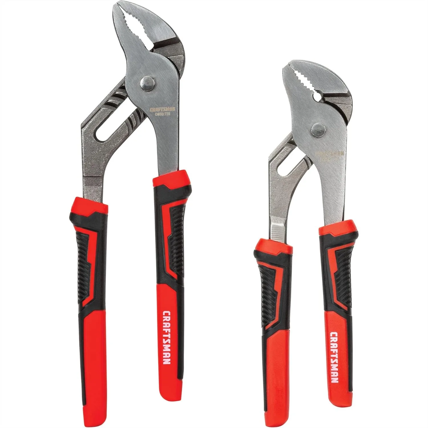 

Groove Joint Pliers Set, 8 & 10 Inch, Drop Forged Steel with Bi-Material Grips for Secure Grip
