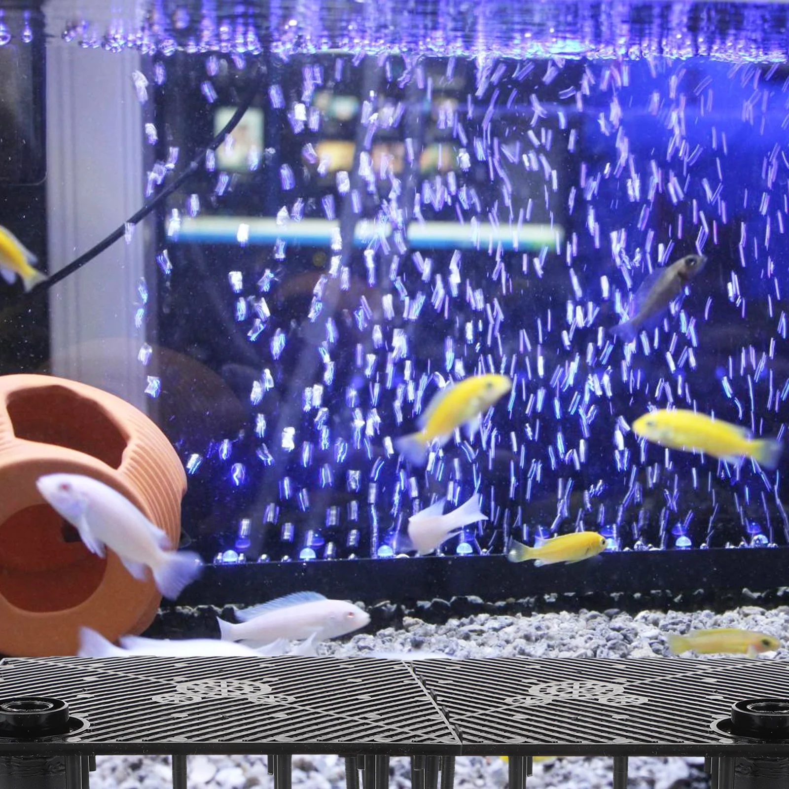 

12pcs Bottom Filter Board For Multi-Hole Design Splicing Combination Smooth Edge Sand Dividing Boards Aquarium Divider Fish Tank