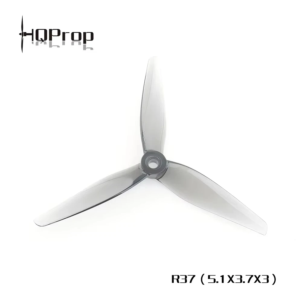 2Pairs HQPROP R37 5137 5.1X3.7X3 3-Blade Propeller voor FPV Racing Freestyle Drones DIY Onderdelen