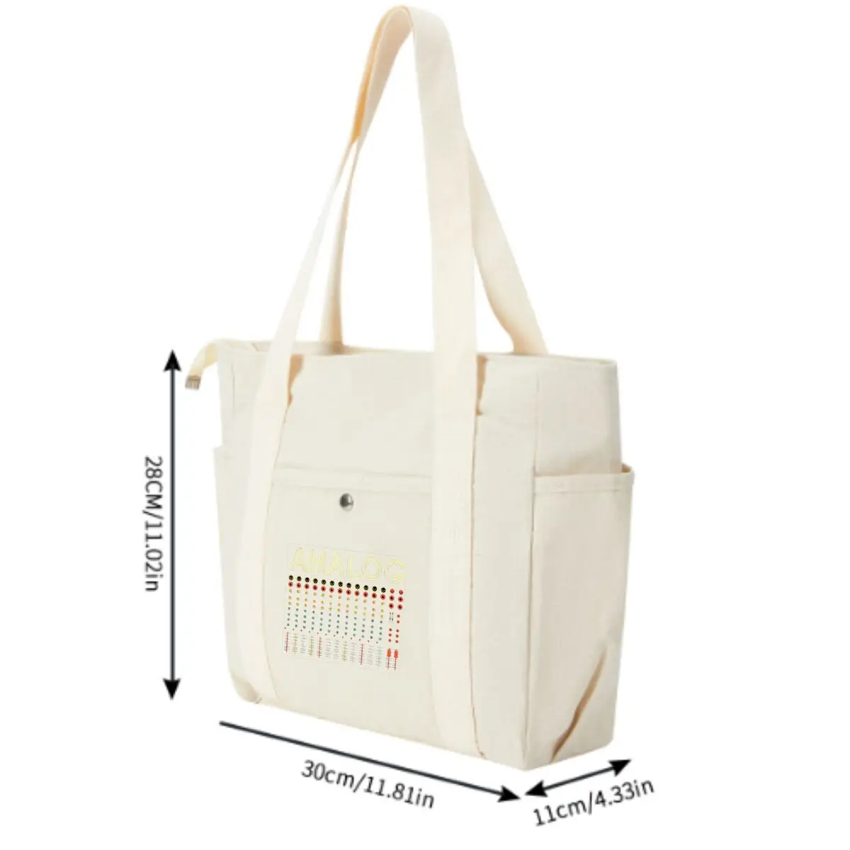 Analog Sound Mixer Graphic Trendy Shoulder Bag – Perfect for Bus Commutes
