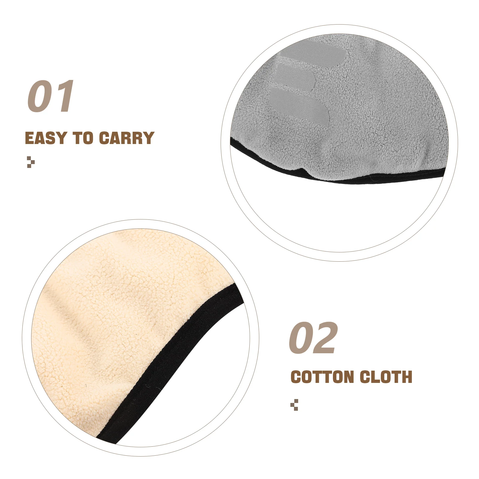 زوج واحد من قناع النوم المقاوم للصوت والضوضاء وخفيف الوزن ومحمول للبالغين أثناء السفر إلى المنزل #4