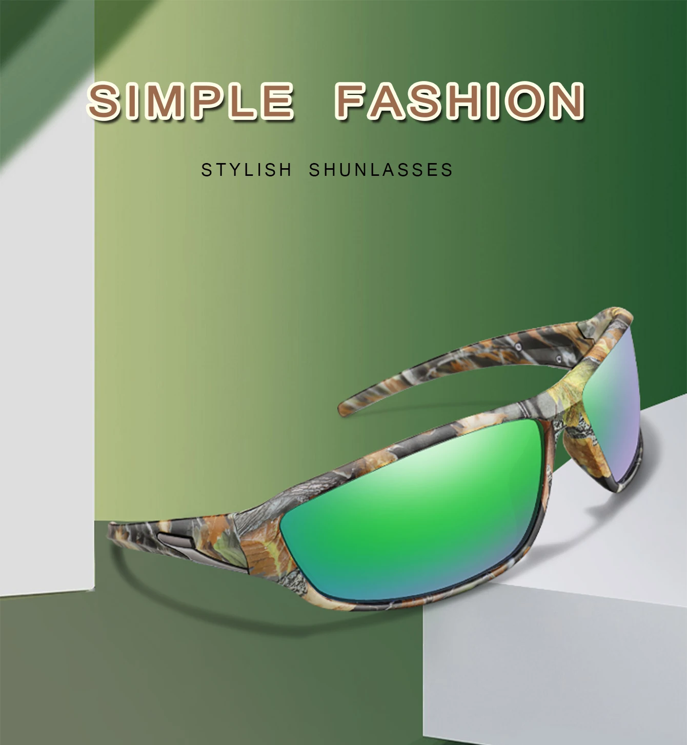 Klassische polarisierte Fahrrad-Sonnenbrille für Damen und Herren. Einfache modische Sonnenbrille für Outdoor-Sport, Laufen, Wandern, Baseball – Detail 1