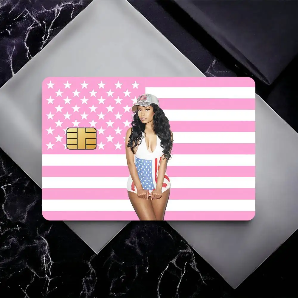 Singer N-Nicki Minaj Film Skin Card Sticker For Bank Bus Metro Credit Debit Card Waterproof