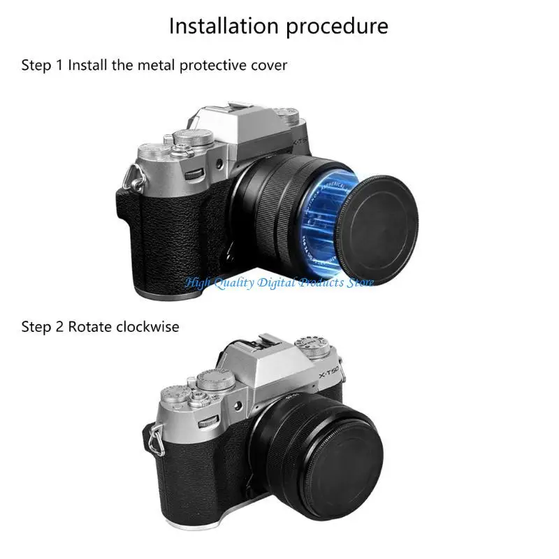 U2je Linsenabdeckung Staubdestellter Aluminium -Objektivschutz für DSLR -Spottingeleskope