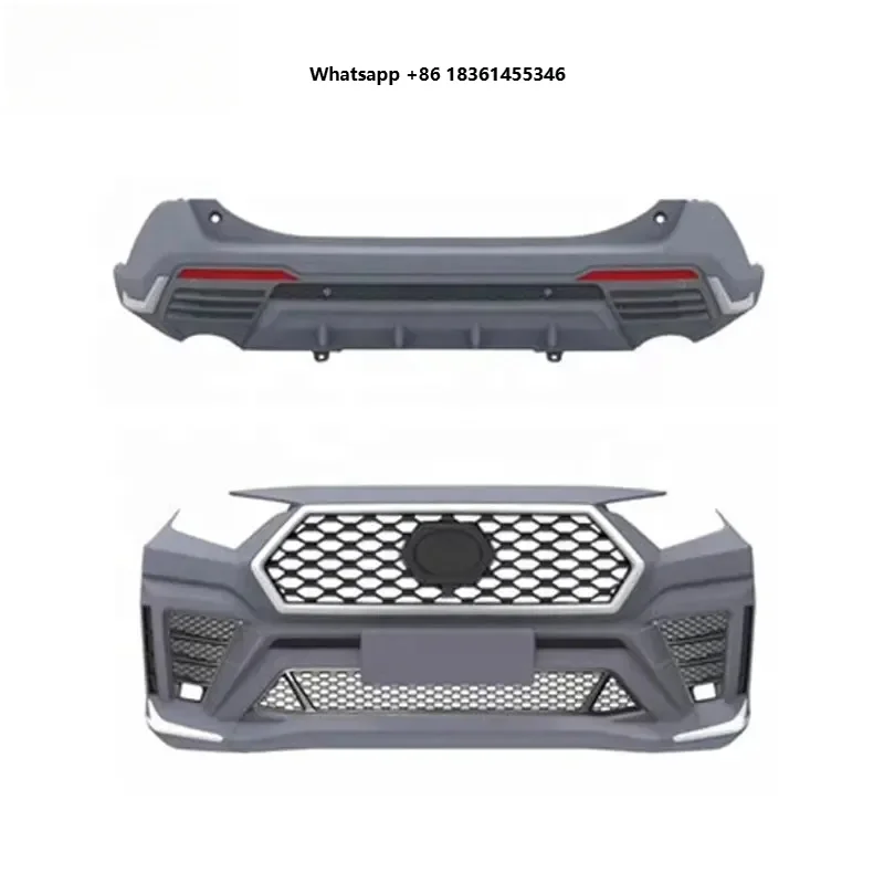 ABS Plastic Material Car Bumper 2019-2020 Front Bumper Rear Bumper Grille Body Kit