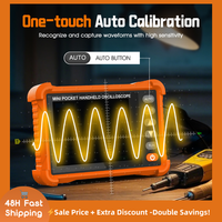 Handheld Digital Oscilloscope 250kHz 2.5MS/s AUTO Set 2.8'' LCD ±40V Rechargeable 3H Battery for Repair & Education