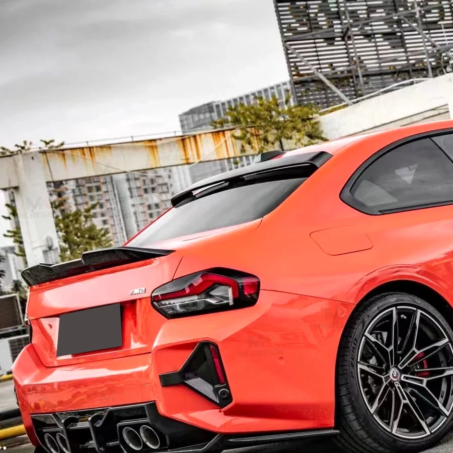 

Carbon Fiber Rear Roof Spoiler for BMW G87 M2 2022+ Upgrade MP Style Top Wing Window Lip Spoiler Car Accessories
