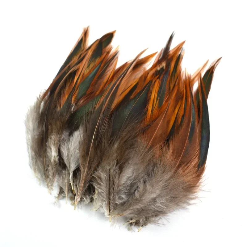 20 قطعة ريش الدراج الطبيعي للحرف اليدوية لتقوم بها بنفسك التطريز اليدوية اكسسوارات حلم كرنفال حفل زفاف الديكور