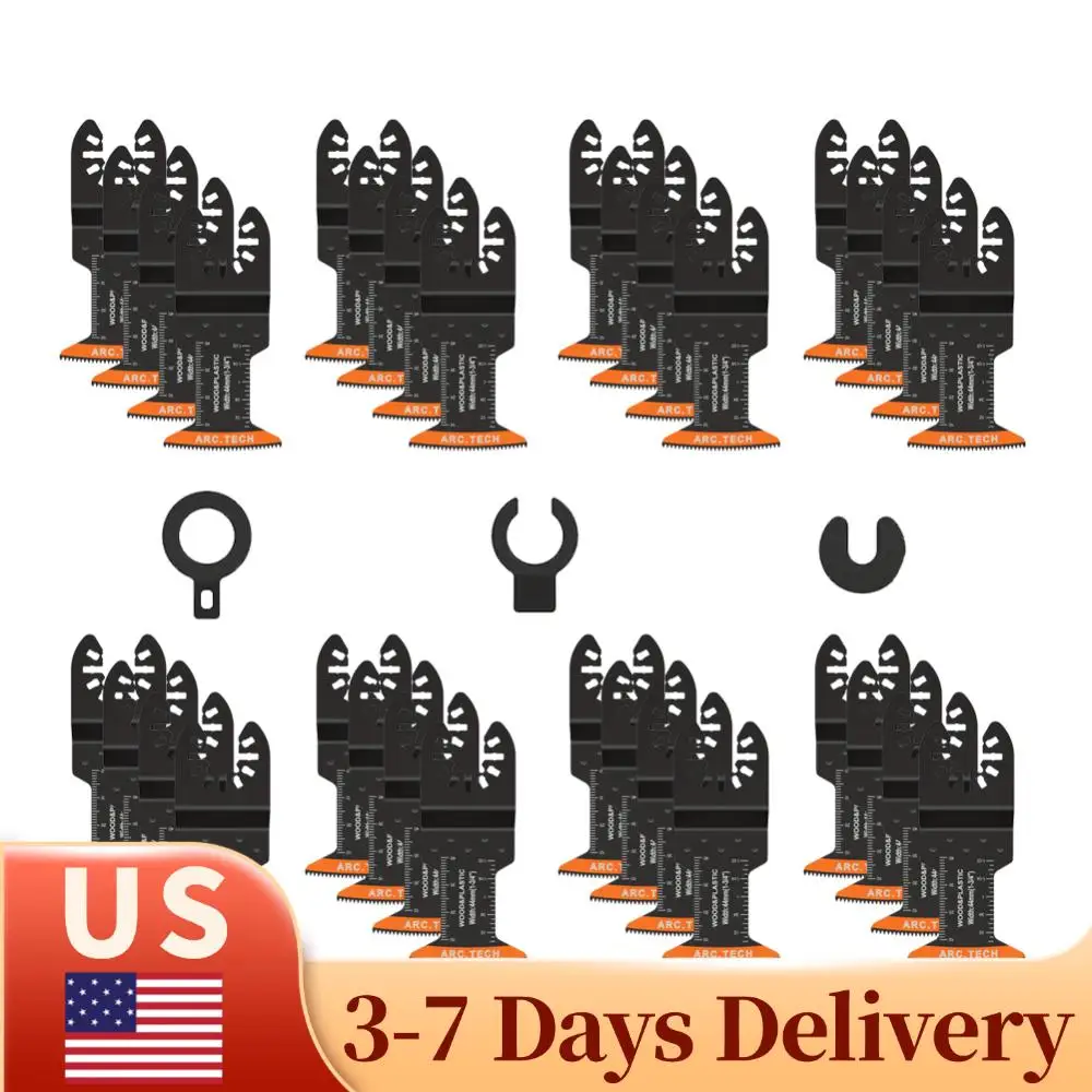 

50PCS Oscillating Saw Blades for Metal Wood Plastic Multitool Blades Oscillating Tool Blade for Bosch Dremel Fein Worx