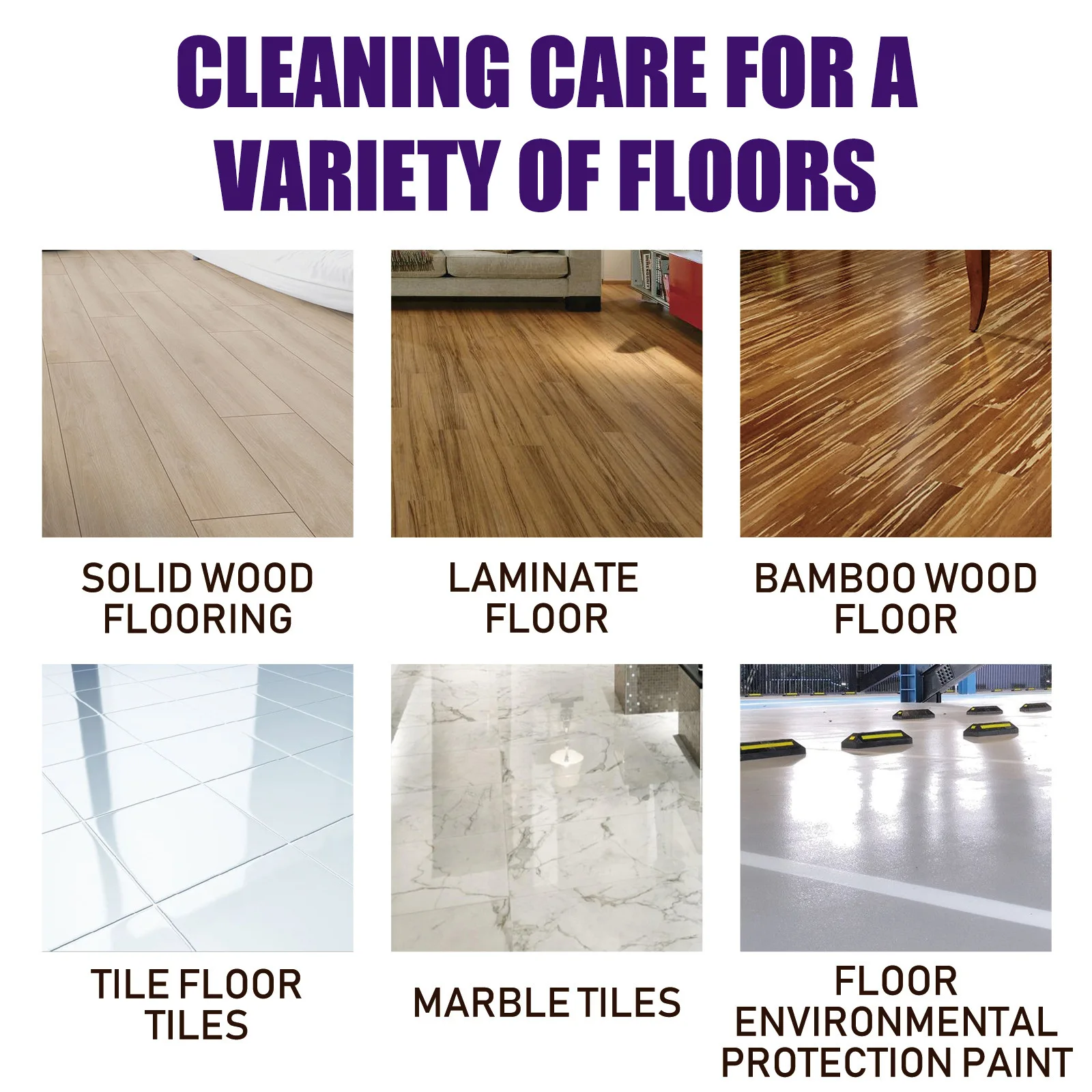 Hardwood Floor Cleaner Liquid Multi-Purpose Floor Liquid Cleaner Kitchen Floor and Bathroom Cleaner B88