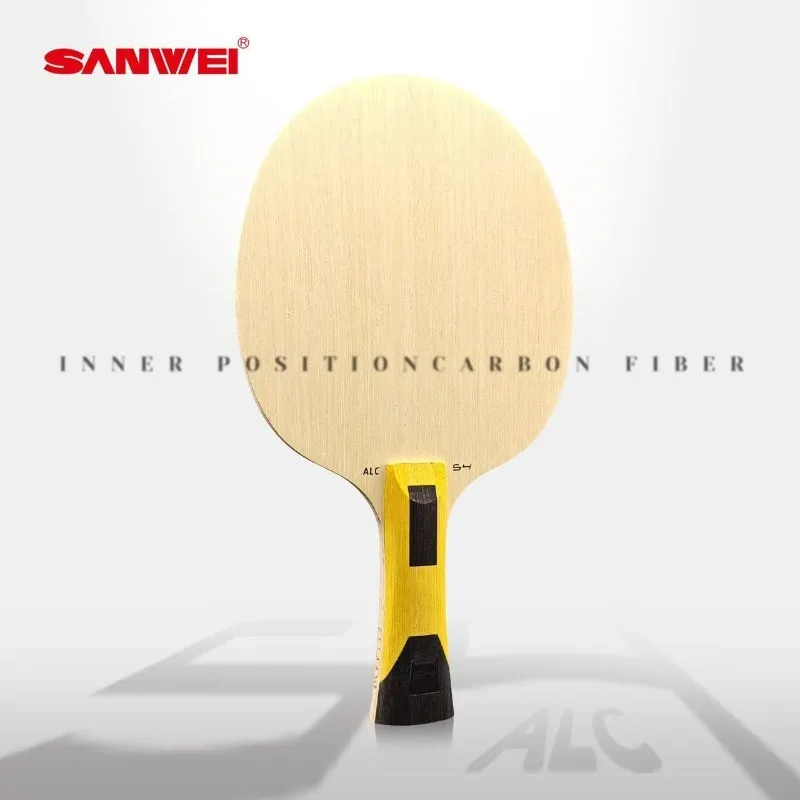 

Genuine Sanwei 75 Built-in 54 Table Tennis Racket Huang Fang Carbon Bottom Plate Professional Grade Offensive Carbon 7 Layer ALC