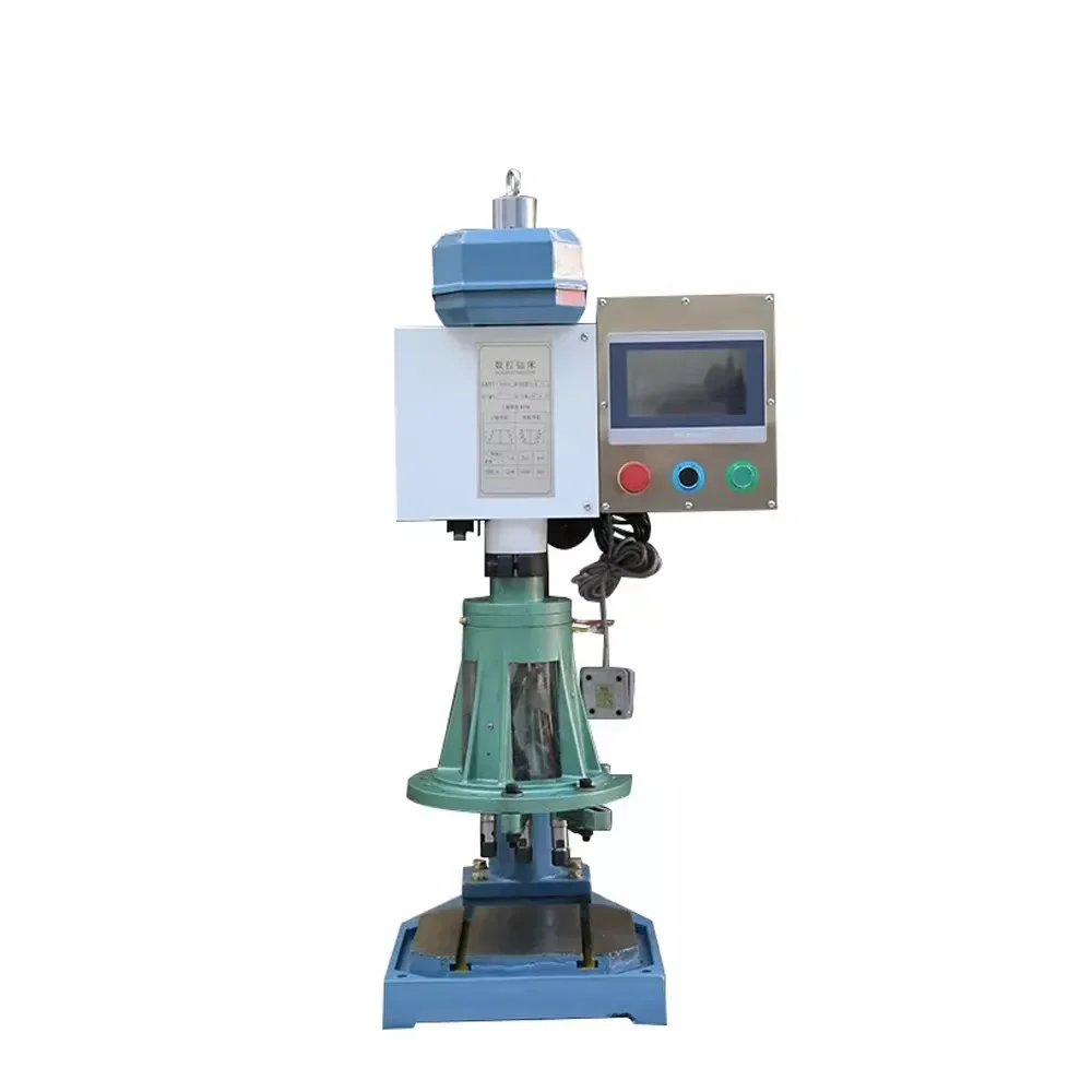 CNC single/double servo machine mini drilling and milling machine with various speed function