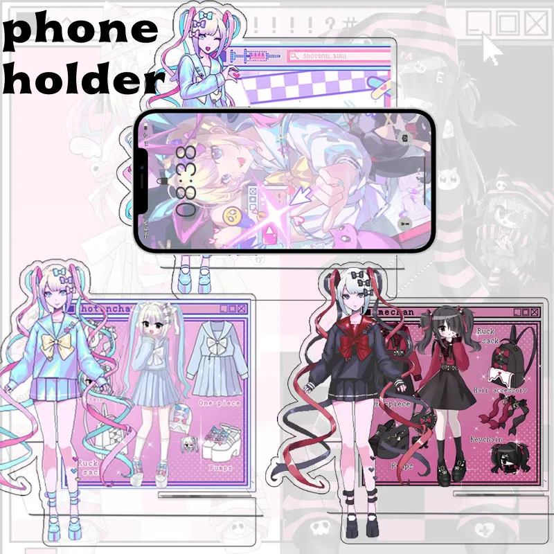 

Needy Girl Overdose акриловый держатель для телефона Kawaii KAngel изысканный кронштейн портативный дождевой настольный орнамент мультяшный подарок на день рождения