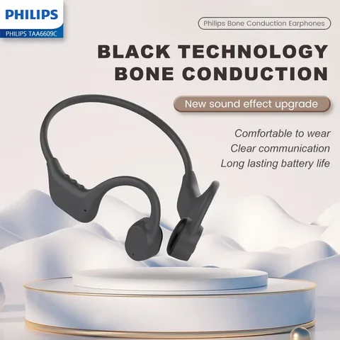 Беспроводные наушники Philips TAA6609C с костной проводимостью и Bluetooth 5.4 — пример использования