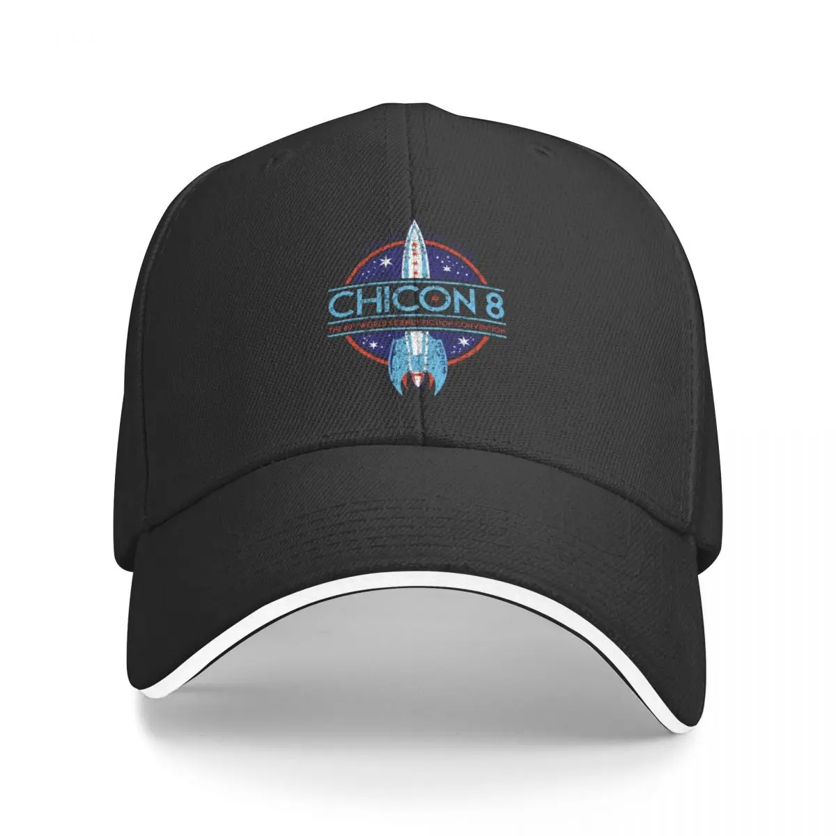

Chicon 8 Logo Vintage Blue take to the stars Baseball Cap Fishing cap Streetwear Bobble Hat Men Caps Women's