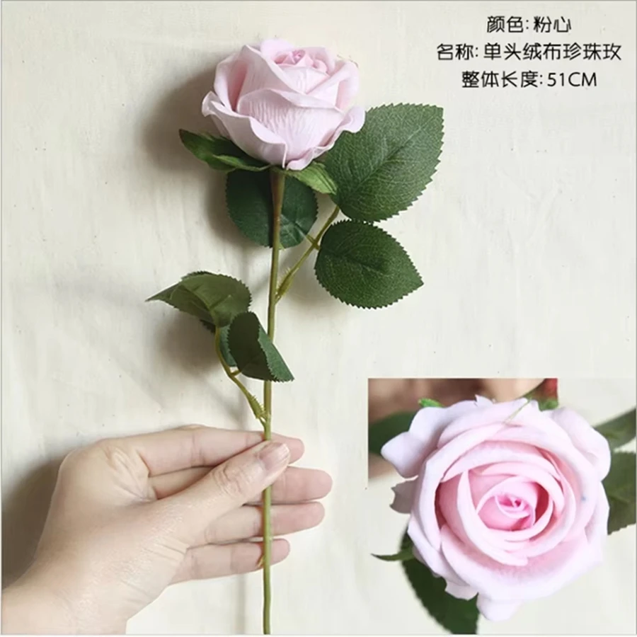 Künstliche Blumen, gefälschte Rosenstrauß, Vasen, Heimdekoration, Zubehör, Hochzeitspflanzen, Braut, Ausverkauf, Floristik, DIY-Geschenk-Requisiten