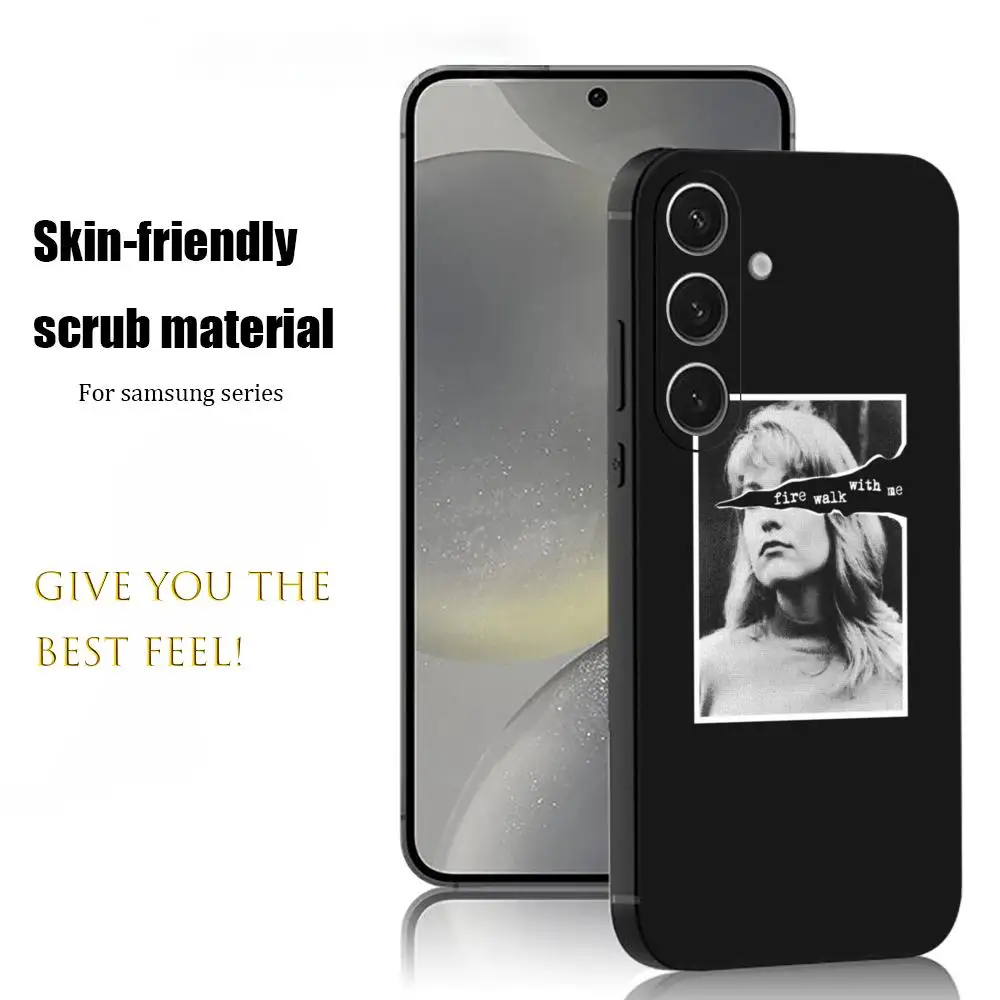 Twin Peaks TV Show HD Phone Case For Samsung Galaxy S25 S24 S23 S22 S21 S20 Plus Ultra Note20 Soft Black