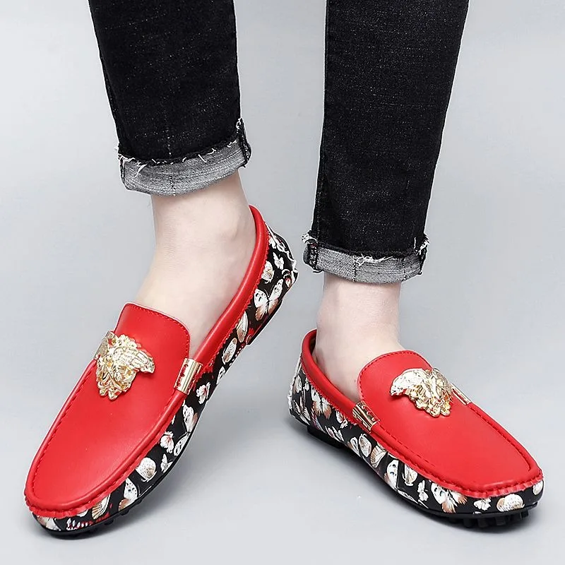 Coiffeur رجل السائقين أحذية خفيفة بدون كعب للرجل الإيطالية الفاخرة أحذية مصممين امرأة عادية فراشة مكتب الانزلاق على المتسكعون hombre