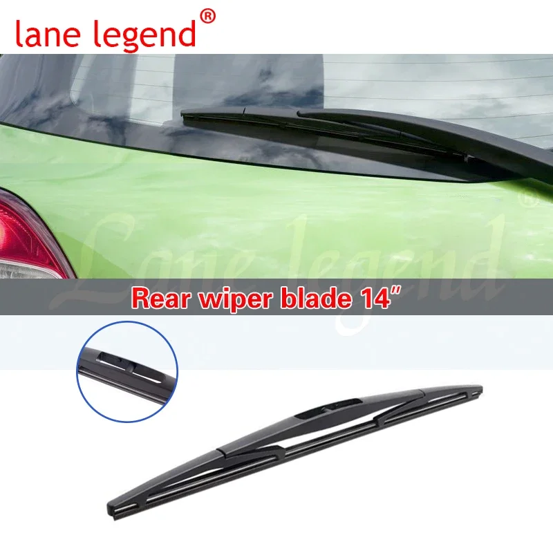 Front Rear Wiper Blades Set For Mazda 2 MK2 DE 2007 - 2014 Mazda2 Demio MK3 Accessories Windscreen Windshield Brushes 2008 2013