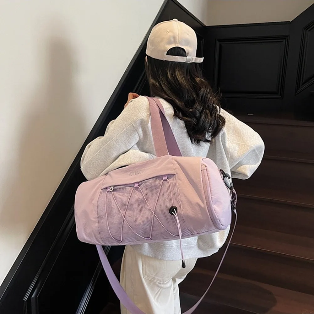 

Дорожная сумка для багажа в корейском стиле, водонепроницаемая, для сухого и влажного разделения, спортивная сумка для фитнеса, спортивная сумка большой вместимости