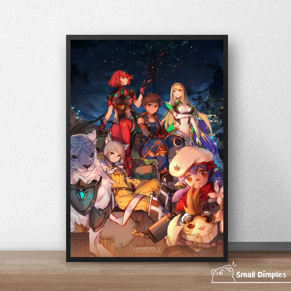 Xenoblade Chronicles Game Poster Canvas Art Print Home Decoration Wall Painting ( No Frame )