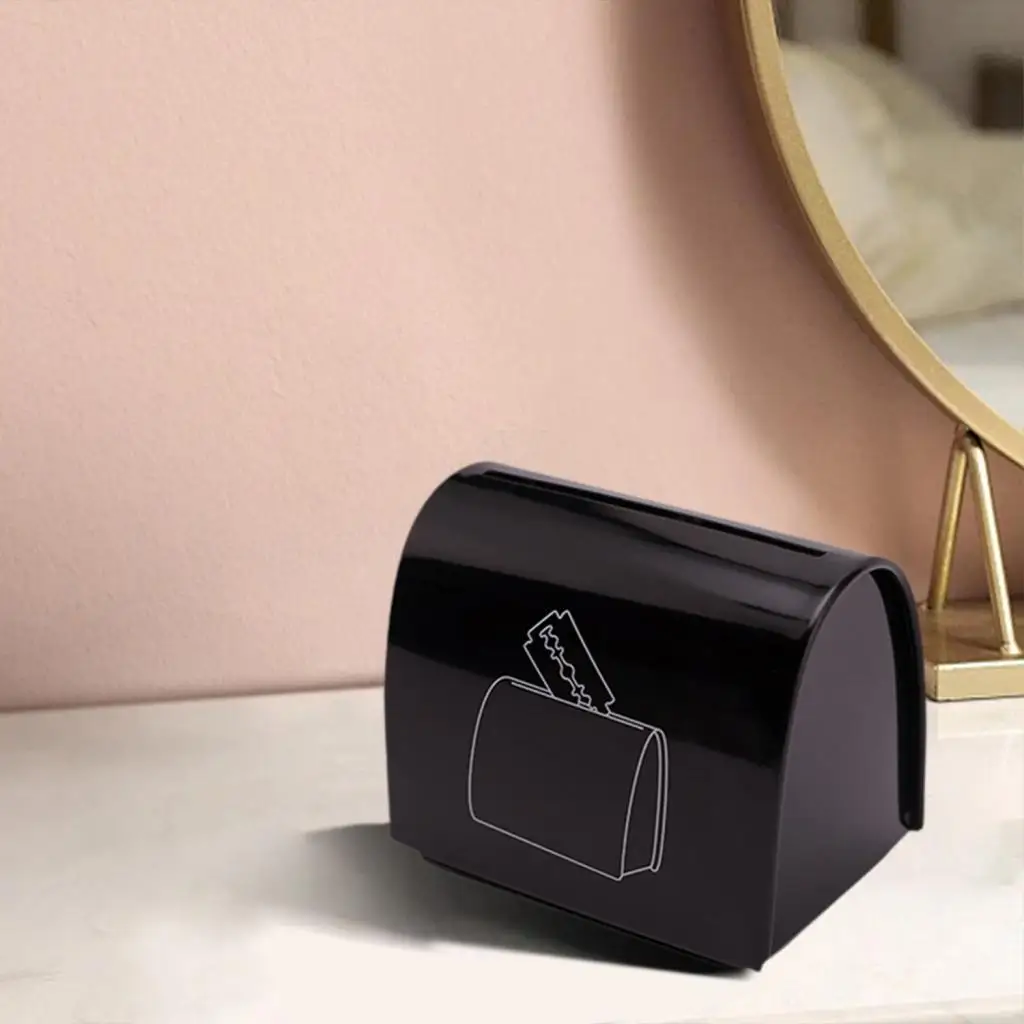 

Safe Blade Disposal Case Storagement Waste Blade Bank Blade Storage Box for Hair Salons Pet Grooming Shops Nail Salons