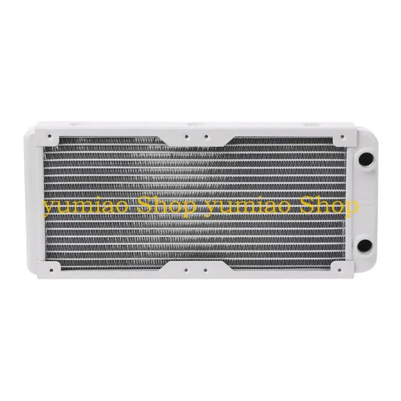 

587B DIY Liquid Cooling System High-Density Fins 18-Row Tubes Aluminum Radiator for Computer Water Cooling System 240mm/9.45"