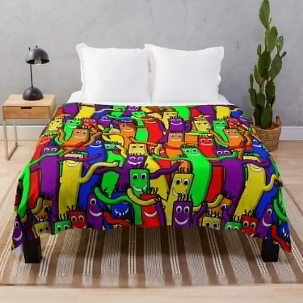 

wacky inflatable arm flailing tube man Throw Blanket Multi-Purpose bed plaid For Sofa Thin for winter Blankets