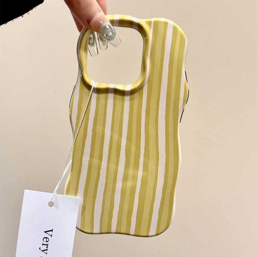 Luxuriöse 2-in-1 Glänzende Zweifarbige Wellenstreifen-Hülle für iPhone 13 14 15 16 17 18 Pro Max mit Farbkollisions-Design und Stoßfestem Schutz – Detail 4