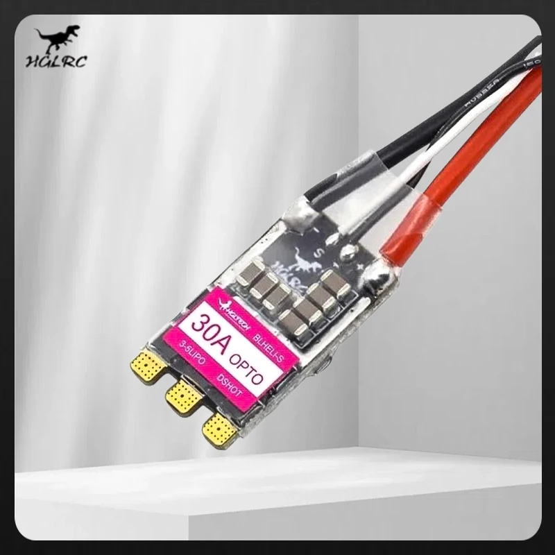 

HGLRC 30A 30AMP 3-5S BLHELIS 16.5 BB2 DSHOT600 Бесщеточный ESC для RC FPV Racing Freestyle