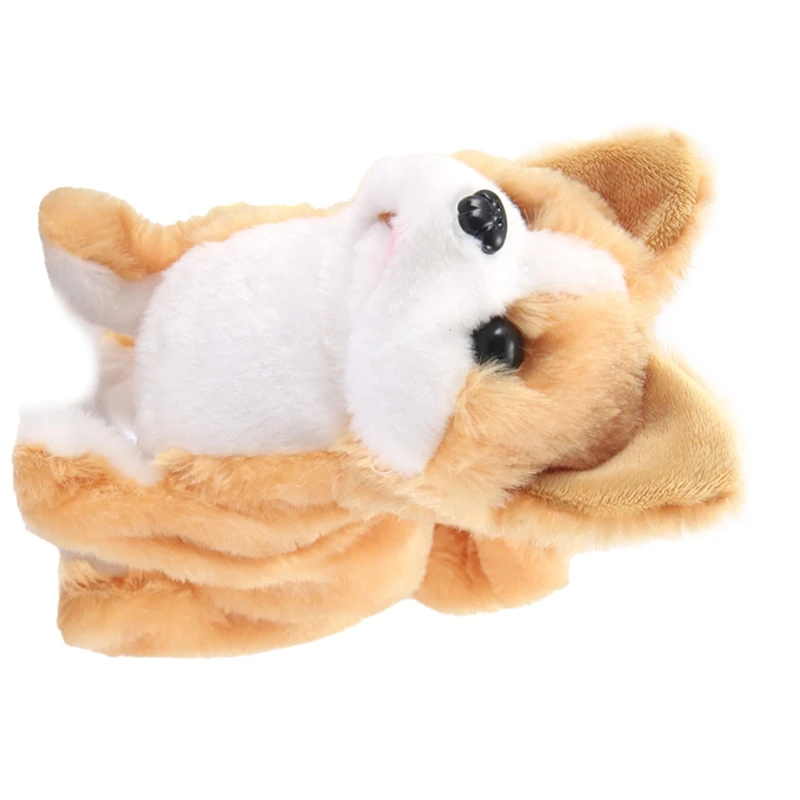 

HW-elMINI Robot Puppy, My Realistic Robot Puppy, Interactive Plush Pet Kids Toys Electronic Pets for Barking,Tail Wagging