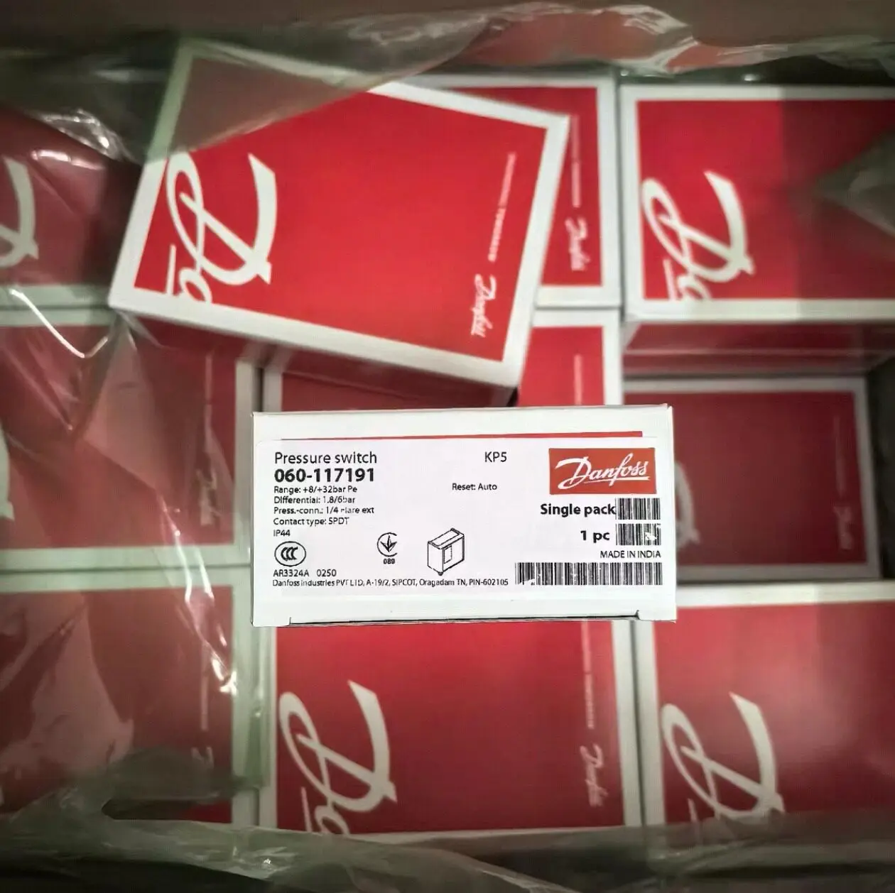 

Model 060-117191 New Danfoss pressure switchin stock