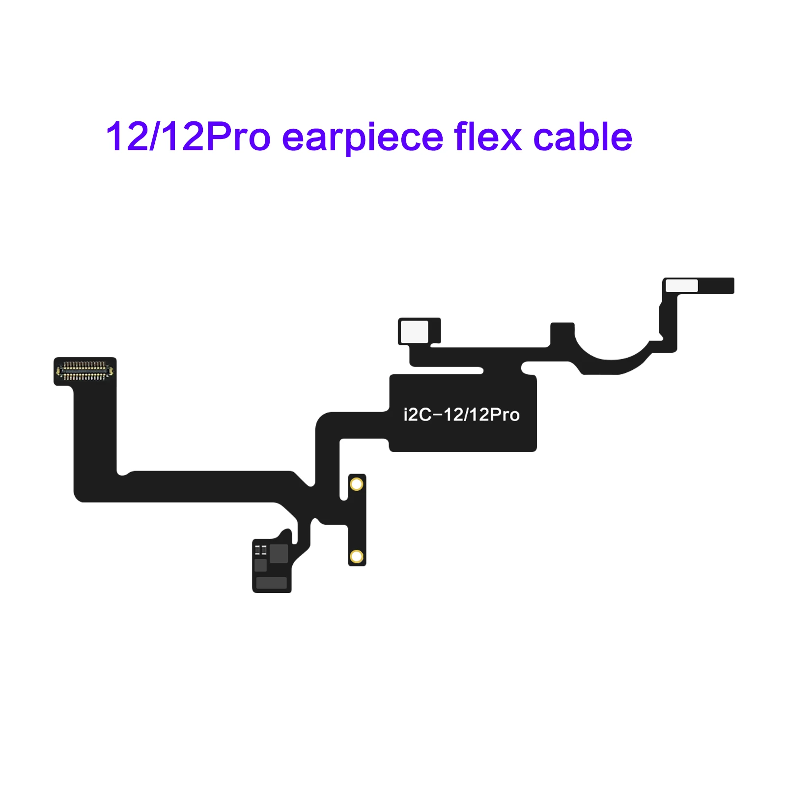 I2C 수신기 이어피스 플렉스 케이블 FPC 감지 어댑터 투광 조명, 아이폰 12, 12 프로, 페이스 ID, 트루톤 수리 도구