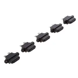 5Pcs 32V 30A Auto Car Boat Truck Blade Standard Fuse Holder Box Set With Cover Fuse Holder Box With Cover Middle Fuse