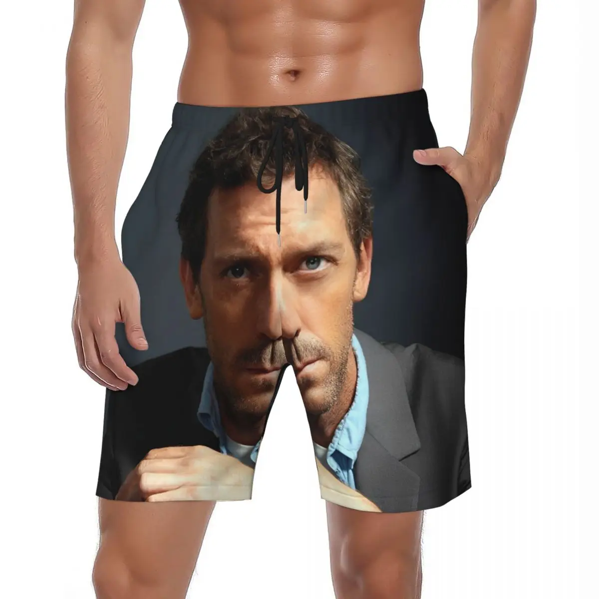 

Летние шорты для доски мужские Dr. Gregory House спортивные шорты для серфинга American Television пляжные шорты быстросохнущие плавки большого размера
