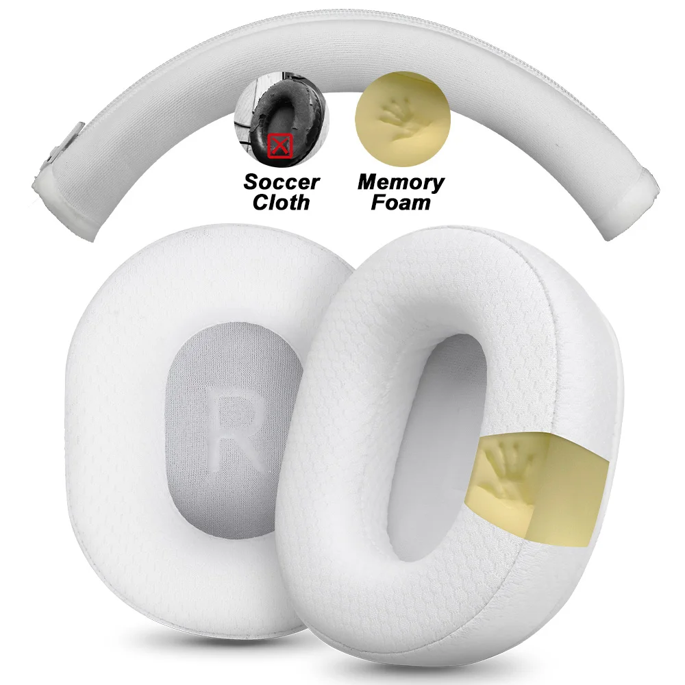 OME OH MY EAR Kopfhörerpolster für Logitech G PRO X G PRO X2 Ersatz-Ohrpolster Kopfhörer Ohrenschützer Mesh-Tuch Memory Covers Schwamm 9
