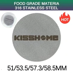 Reusable Coffee Filter Screen Contact Shower Screen Puck Screen Filter Mesh For 51MM 54MM 58MM Portafilter Espresso Machine Tool