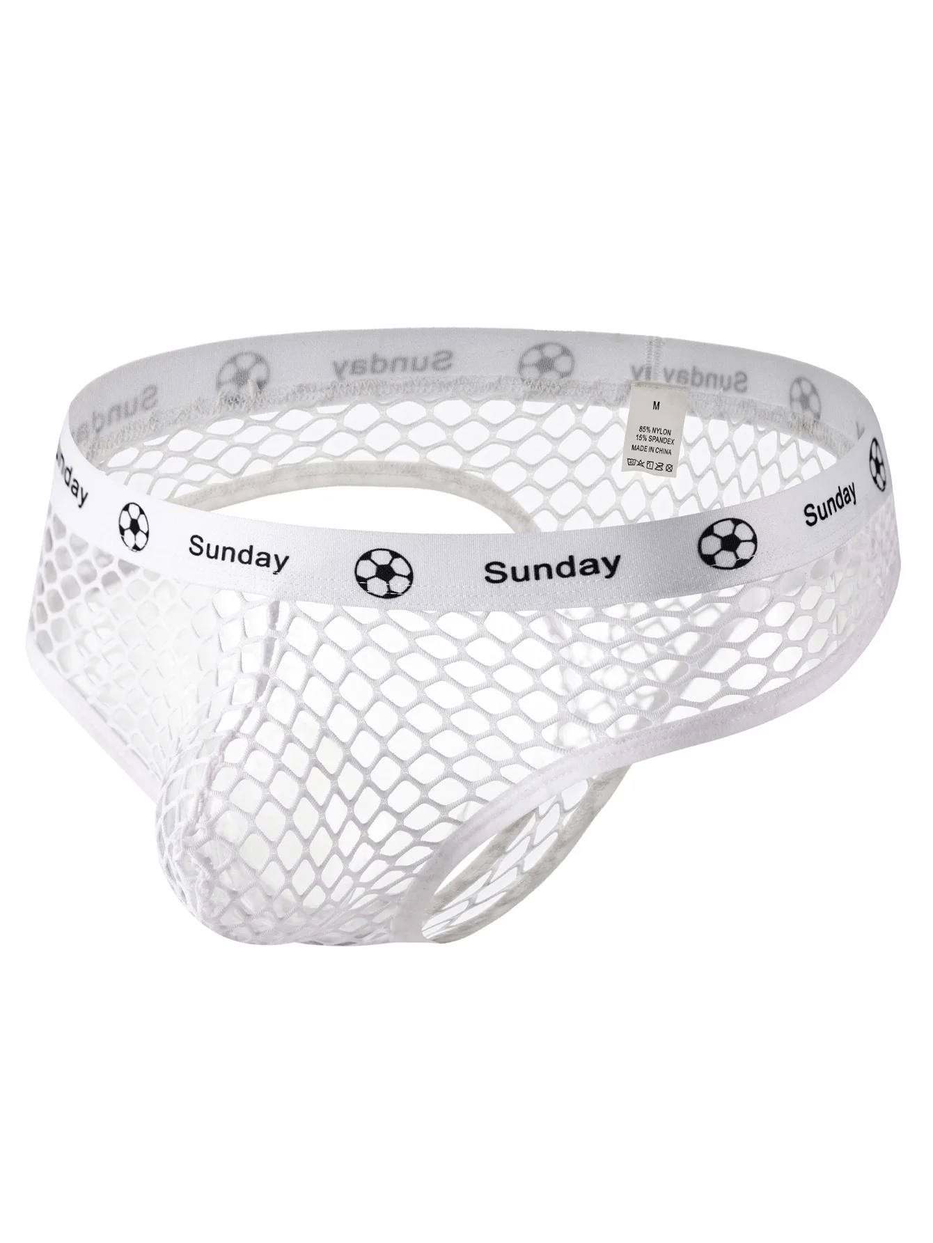 

Men's Hollow Underwear Fishing Net Youth Breathable Mesh Briefs Almost Nude Bottom Gay Intimo Uomo Slip Brazilian Bikini Adult