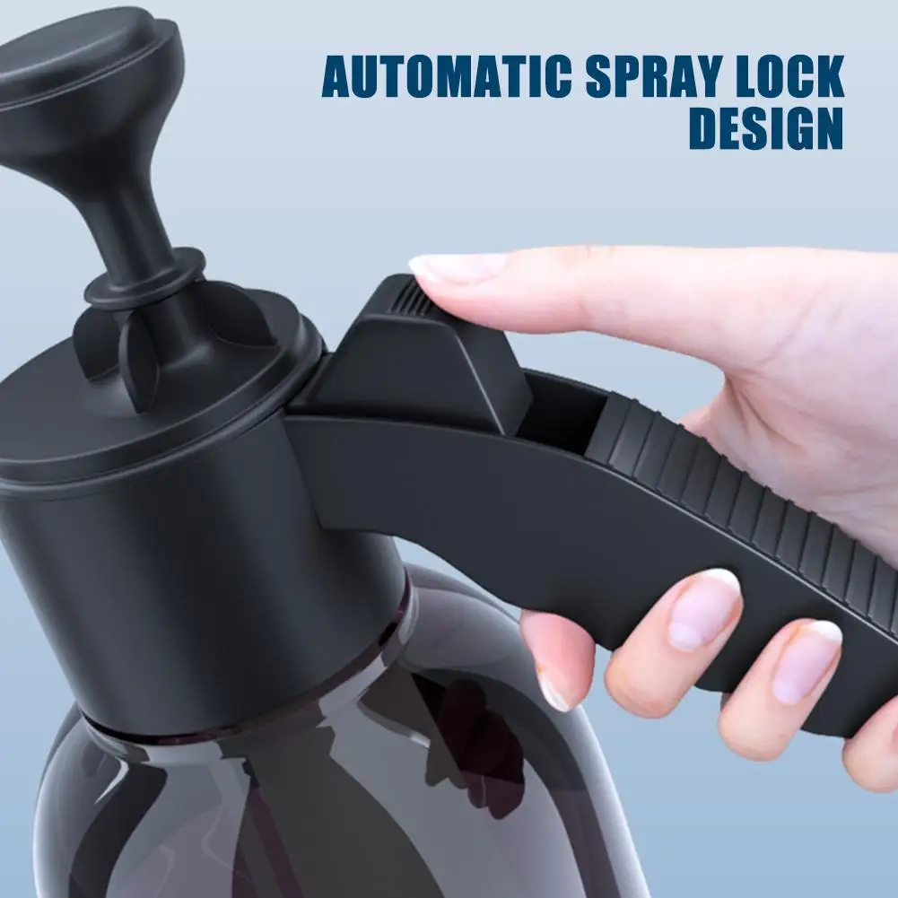 2L Hand Pump Foam Sprayer Snow Foam Gun Nozzle With Pressure Relief Valve Car Wash Spray Bottle Window Cleaning  Tools