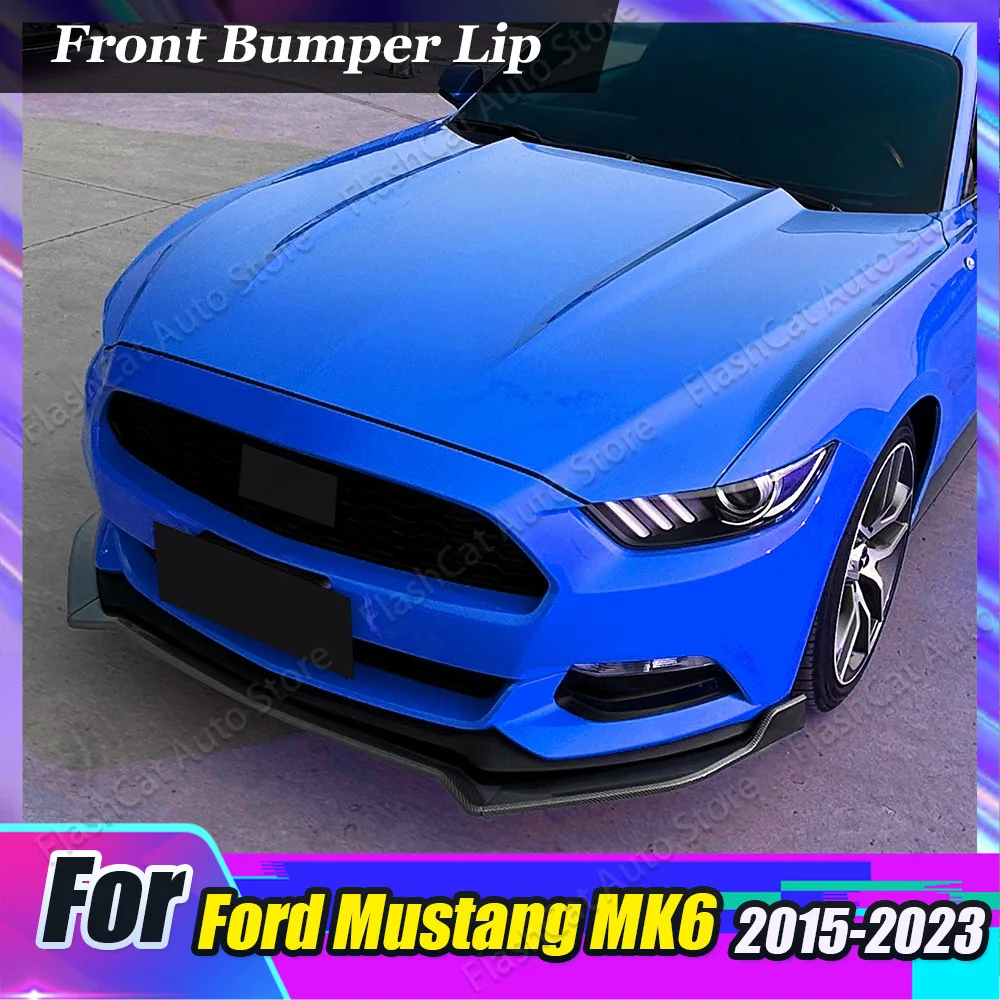 

Передний бампер Mustang MK6 автомобиля, разделитель подбородка, отделка губ, нижний диффузор, спойлер, комплекты кузова для Ford Mustang MK6 2015 2016 2017