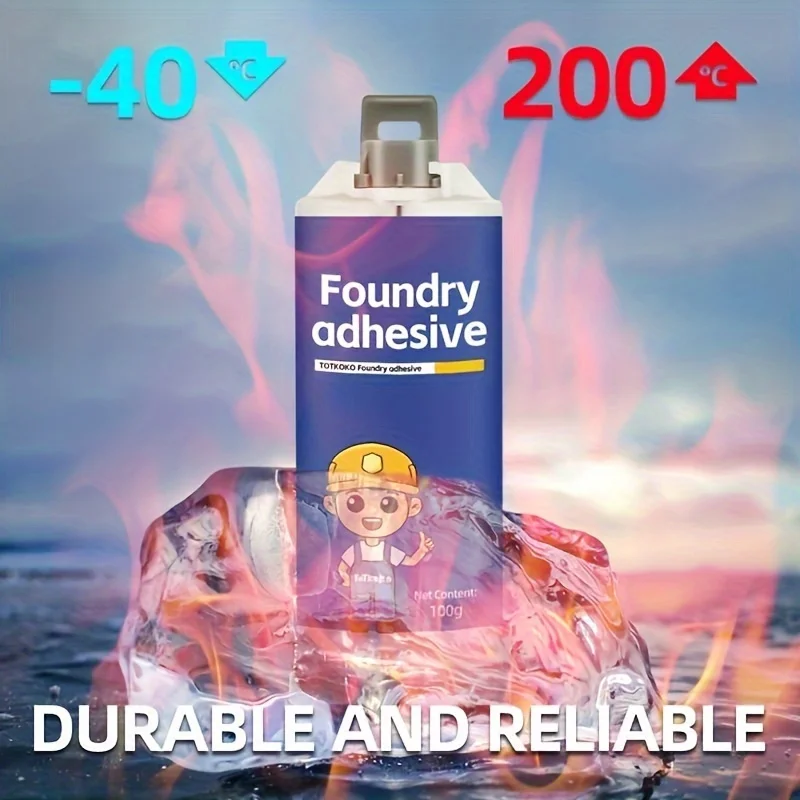 1PC 100g High Temperature Resistant Welding Glue - Water Pipe Leak Repair And Metal Repair Agent