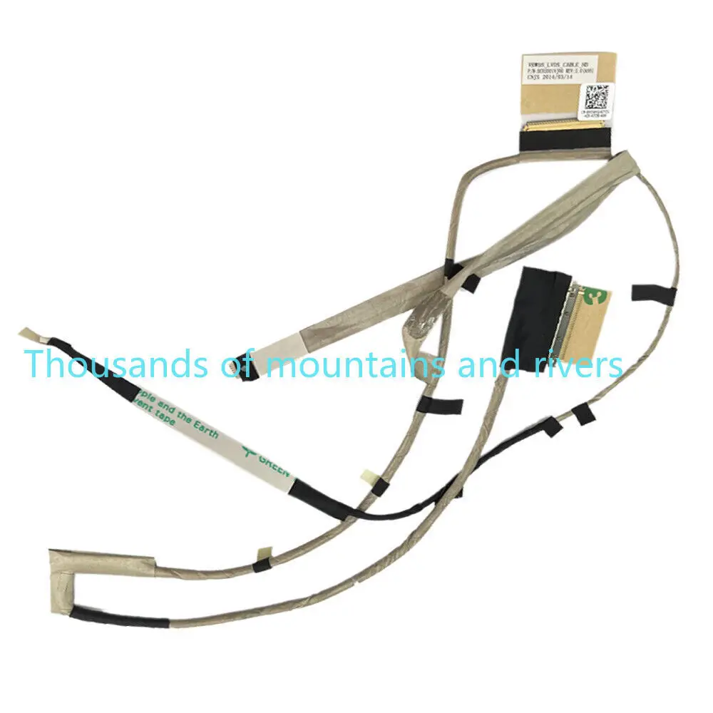 LED LVDS HD LCD 터치 스크린 케이블, 델 인스피론 5521 5535 DC02001VJ00, 40 핀