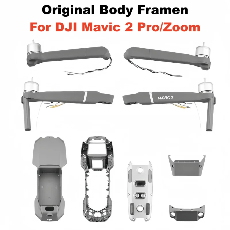 

Оригинальный корпус для серии Mavic 2: верхняя/нижняя часть, средняя рама, кронштейн двигателя для DJI Mavic 2 Pro/Zoom, запчасти для ремонта